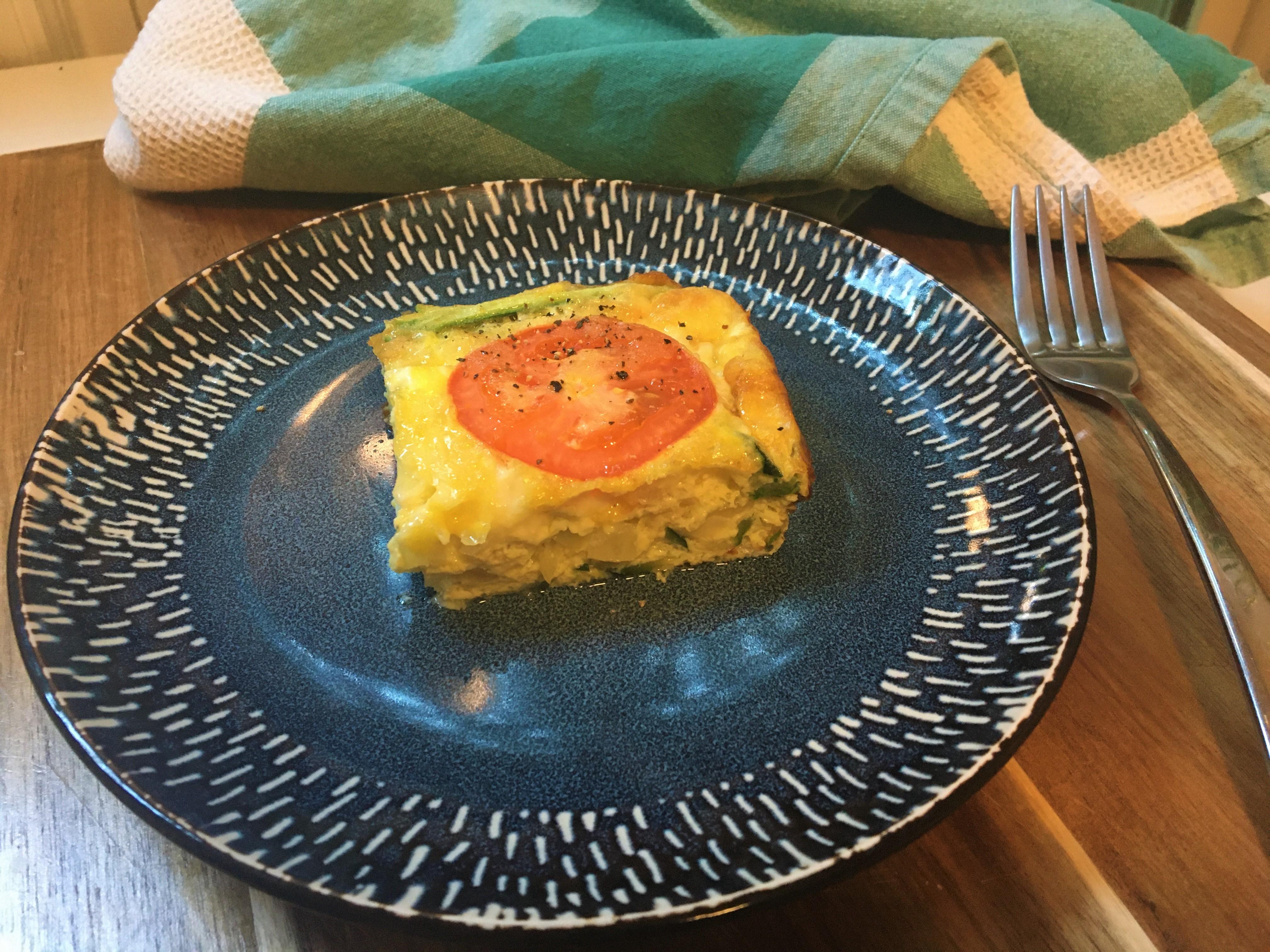 Zucchini and Tomato Frittata