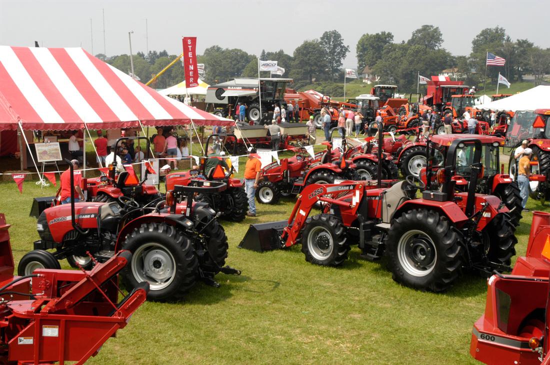 Farm Equipment on Display