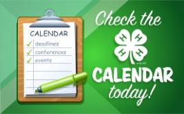 4-H Calendar