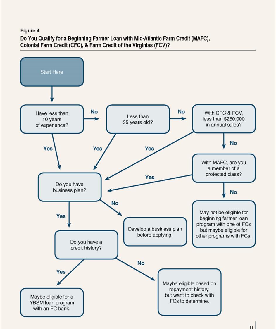 Figure 4. Do You Qualify for a Beginning Farmer Loan with Mid-Atlantic Farm Credit (MAFC), Colonial Farm Credit (CFC), & Farm Credit of the Virginias (FCV)?