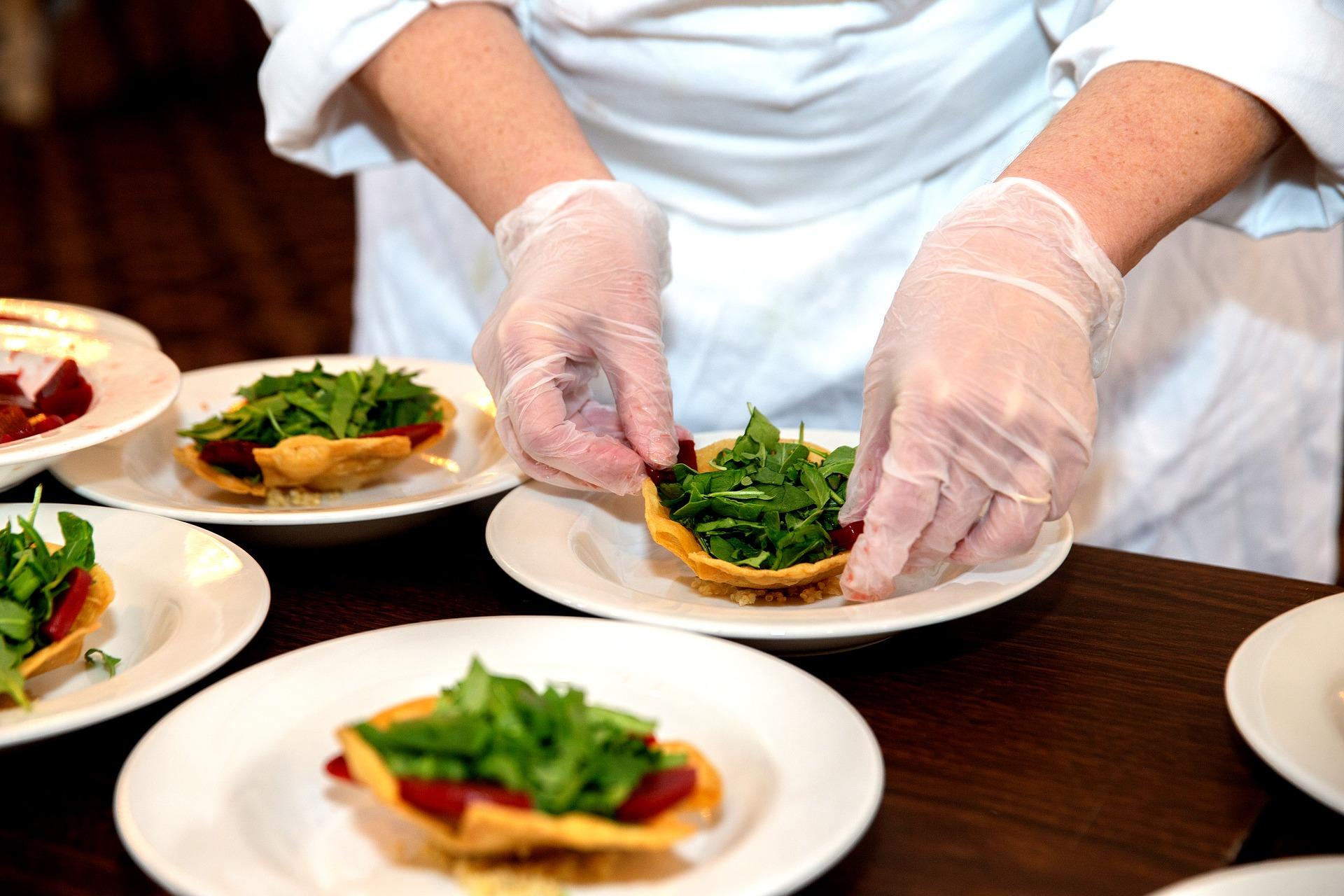 Chef preparing food