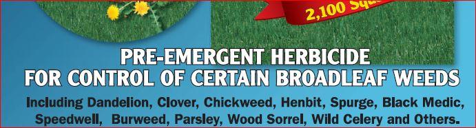 preemergent herbicide label