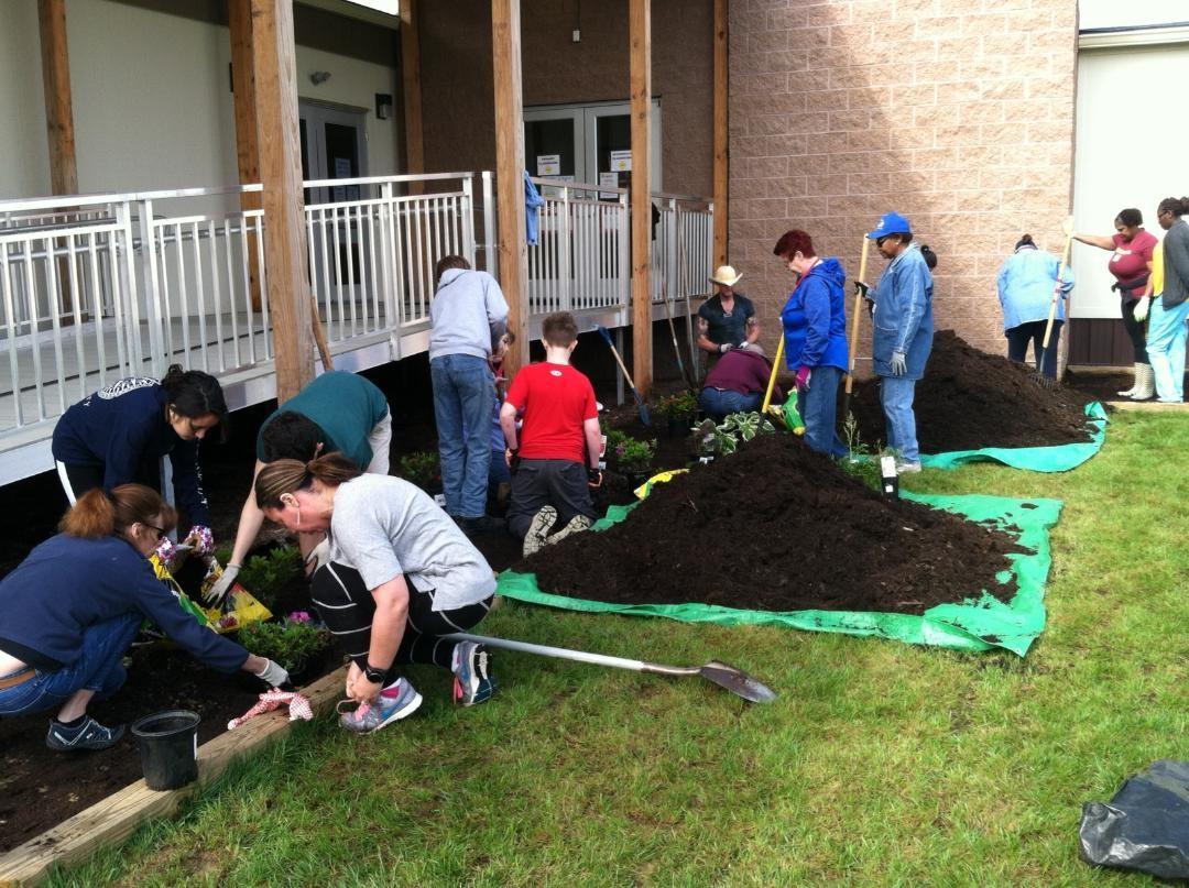 Rebuilding Charles County garden project