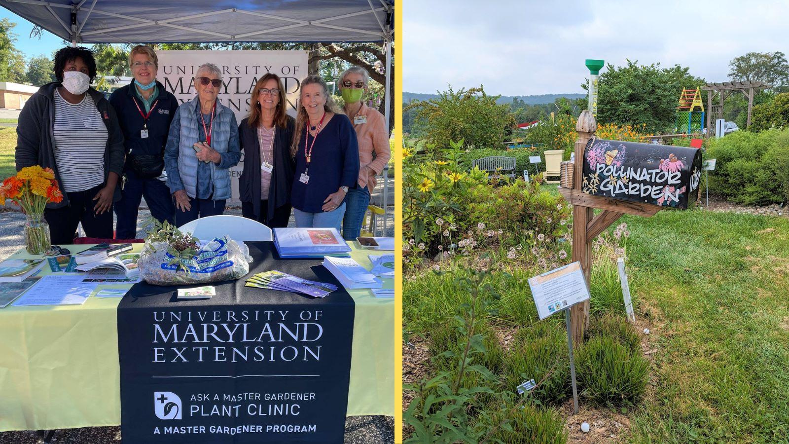 Master Gardener plant clinic and demonstration garden