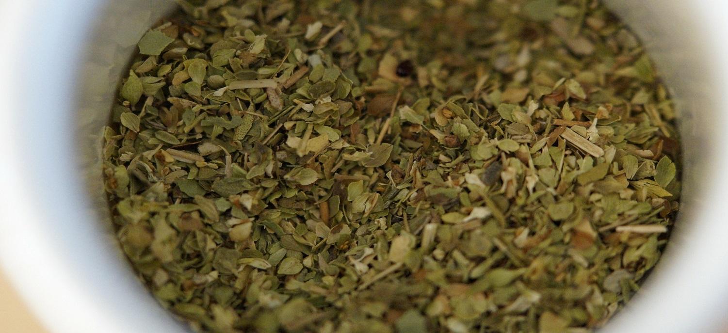 dried oregano in a bowl